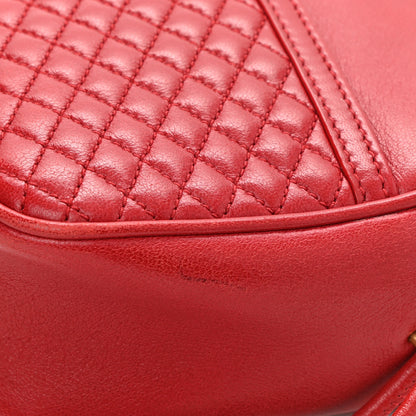 Saint Laurent Lambskin Quilted Victoire Camera Bag Rouge Eros 11 of 11