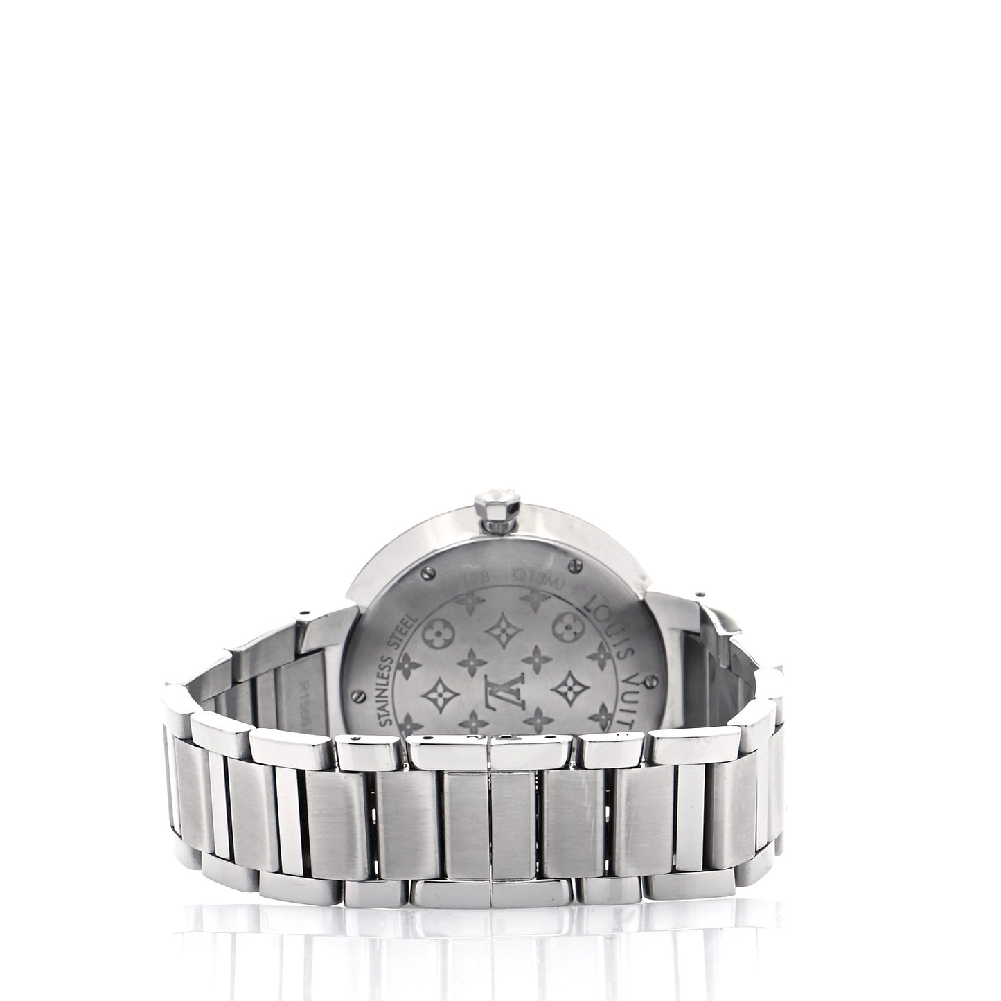 Stainless Steel Diamond 33mm Tambour Slim Quartz Watch