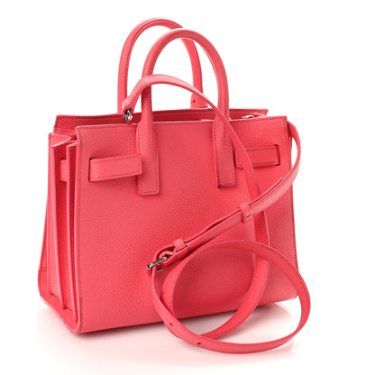 Saint Laurent Calfskin Nano Sac De Jour Rose Clair 3 of 16