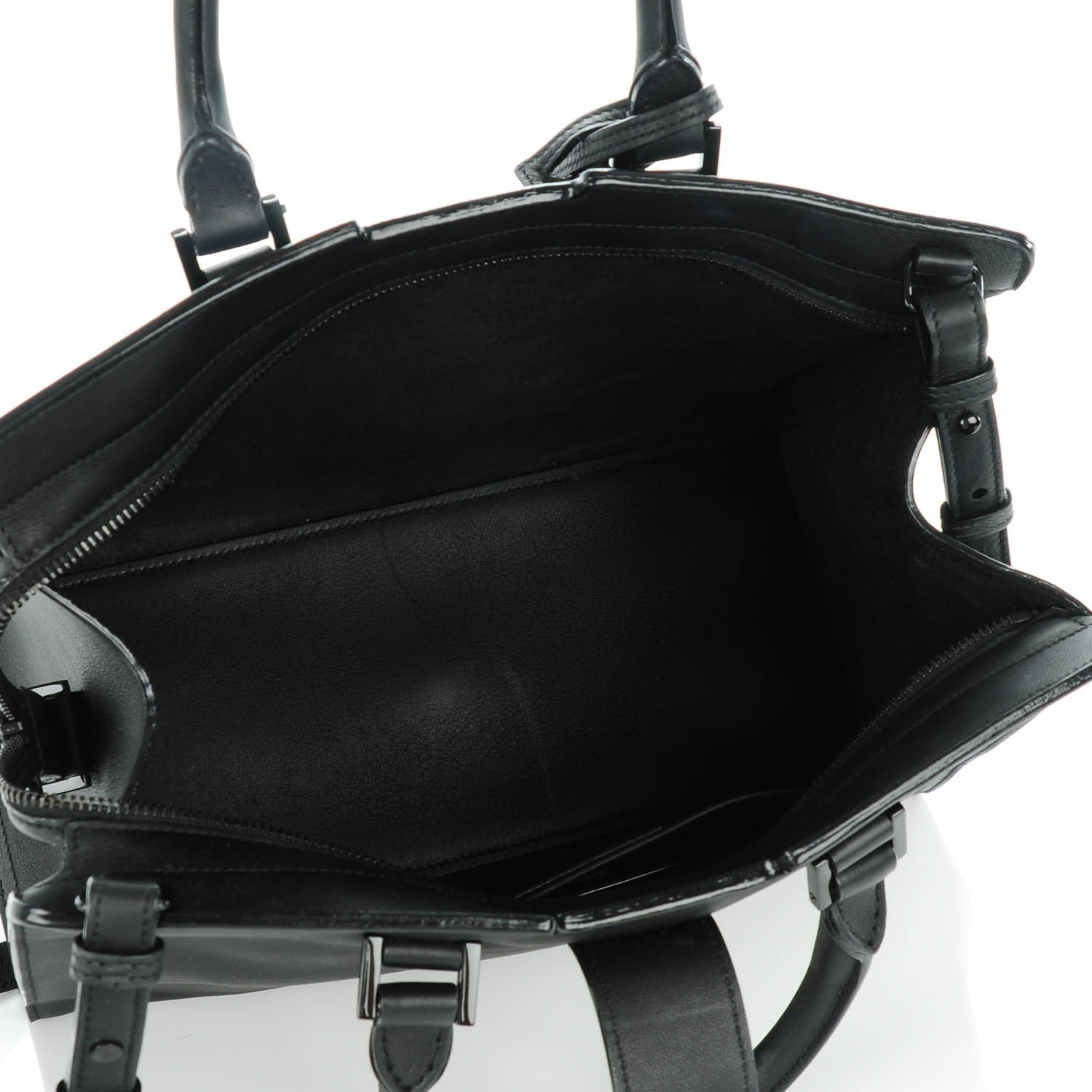 Saint Laurent Calfskin Small Monogram Cabas Black 5 of 7