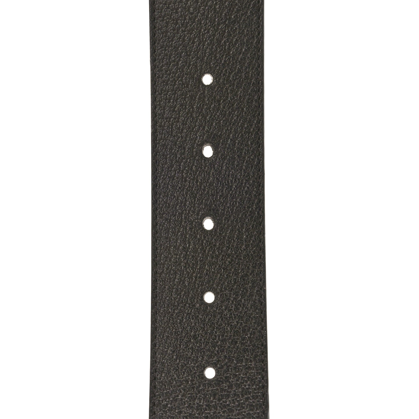 Textured Dollar Calfskin Double G 40mm Belt 95 38 Dark Cocoa