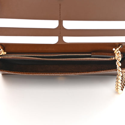 Gucci GG Supreme Monogram Azalea Calfskin Horsebit 1955 Wallet On Chain Beige Ebony Brown Sugar 5 of 11