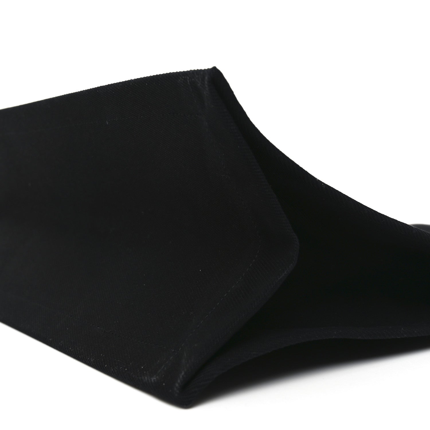 Saint Laurent Linen Calfskin Rive Gauche Tote Black 10 of 10