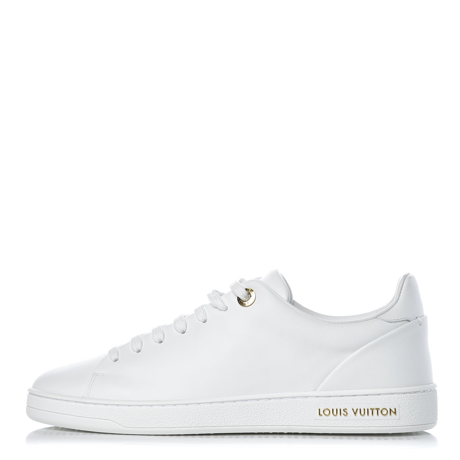 Louis Vuitton Calfskin Frontrow Sneakers 37.5 White 1 of 8