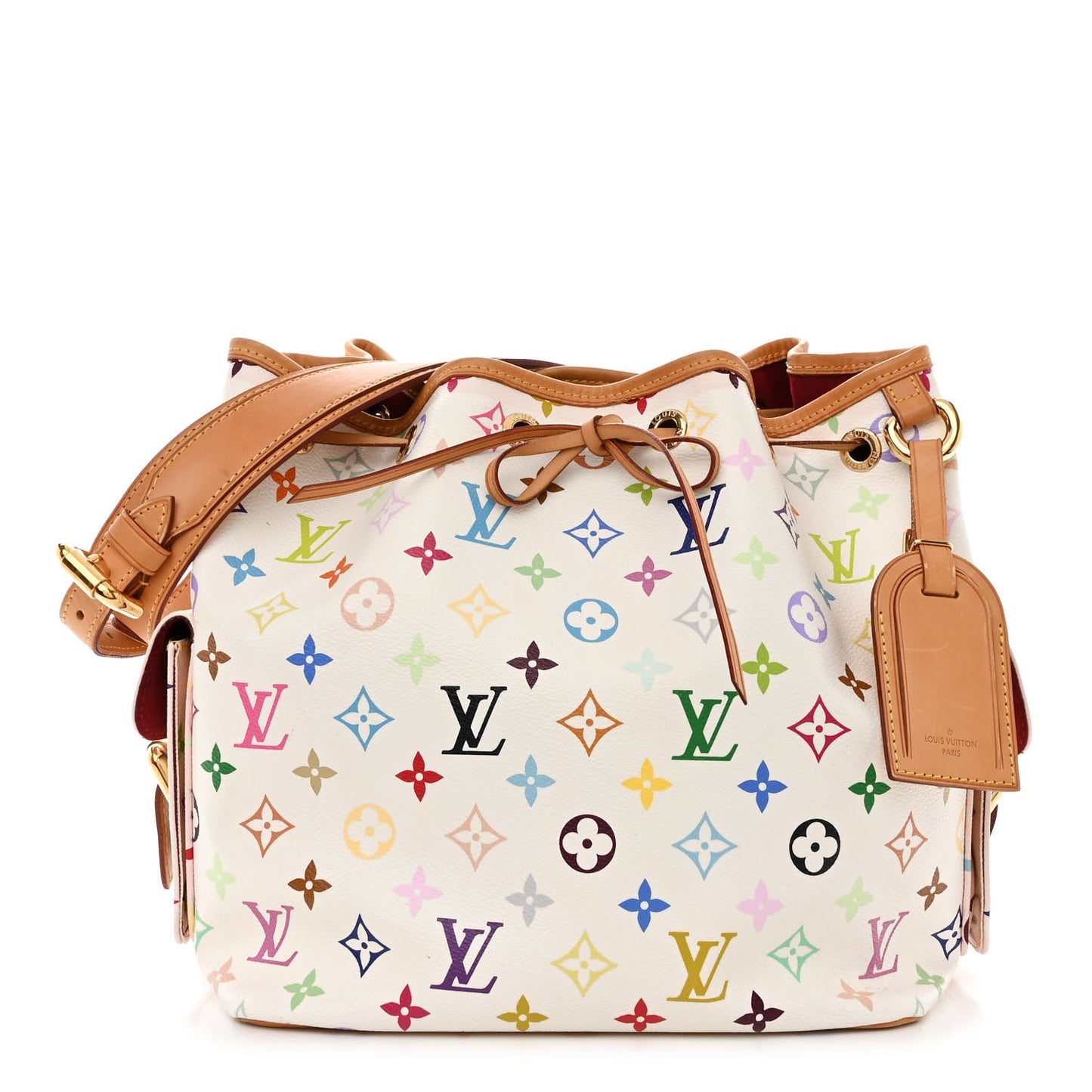 Monogram Multicolor Petit Noe White