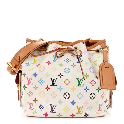 Louis Vuitton Monogram Multicolor Petit Noe White 1 of 14