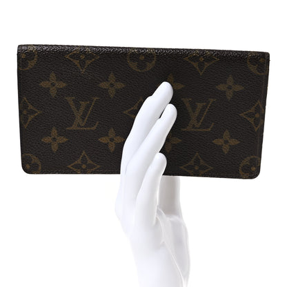 Louis Vuitton Monogram Simple Checkbook Holder Wallet Cover 2 of 11
