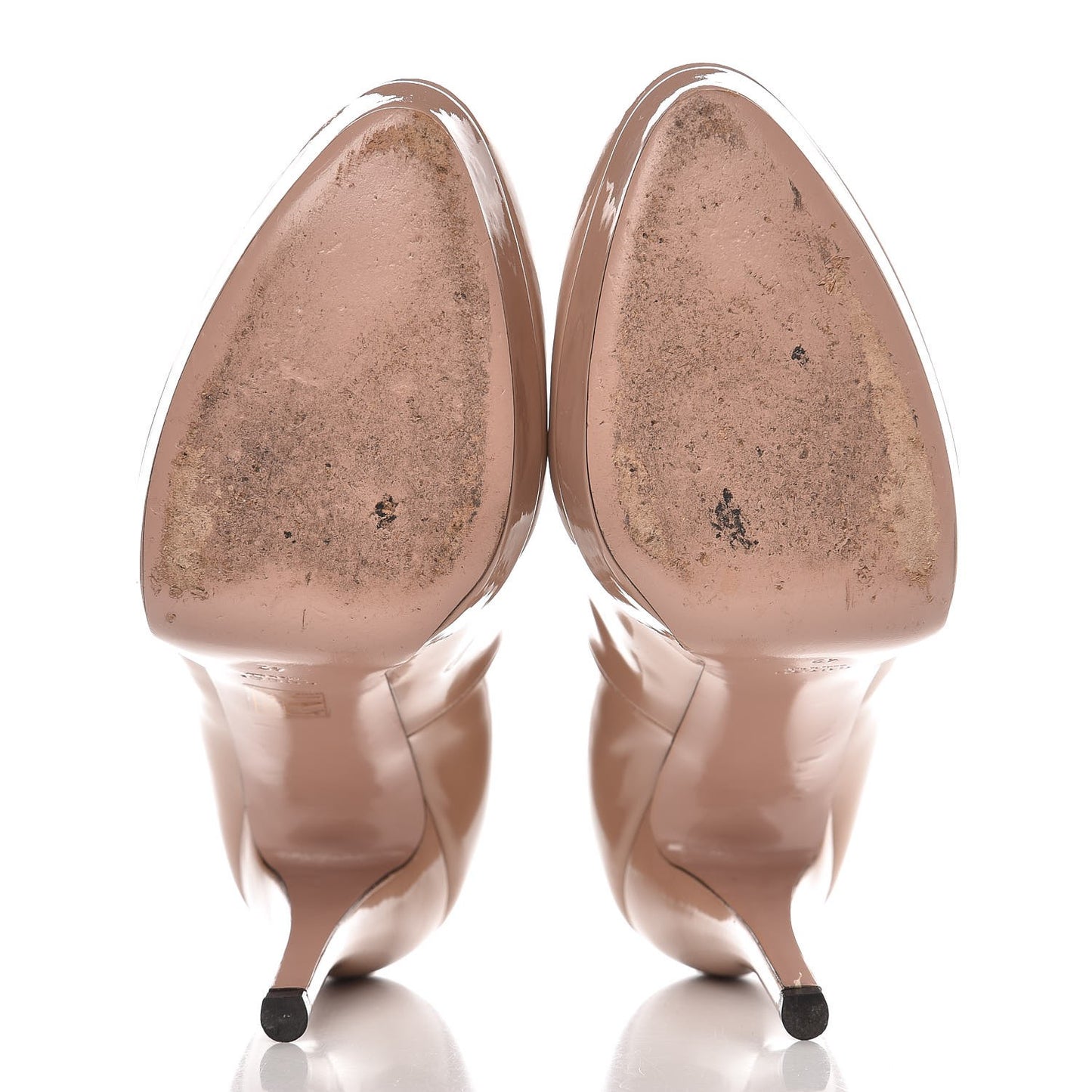 Vernice Lisbeth Platform Pumps 42 Nude