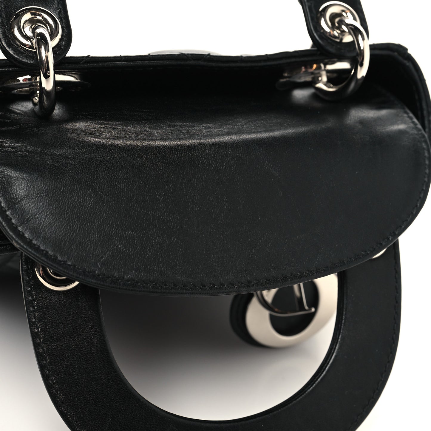 Lambskin Cannage Mini Lady Dior Black
