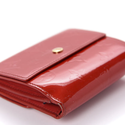 Louis Vuitton Vernis Elise Wallet Rouge 6 of 11