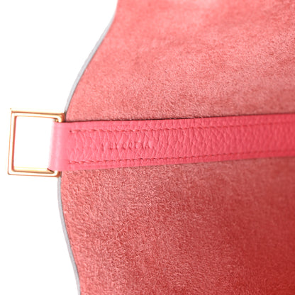 Hermes Taurillon Clemence Matte Alligator Picotin Lock Touch 18 PM Rose Azalee 7 of 10