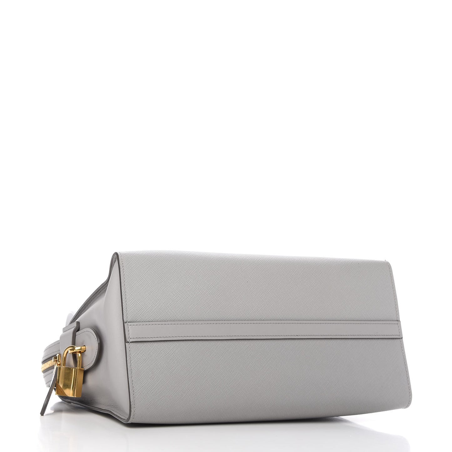 Saffiano City Calfskin Medium Esplanade Tote Mercurio