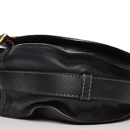 Chloe Calfskin Medium Marcie Round Crossbody Bag Black 11 of 14