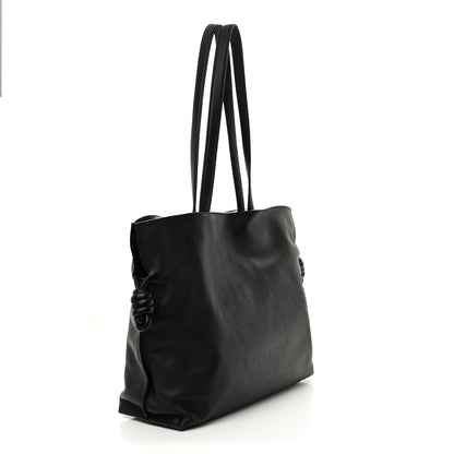 Loewe Calfskin Flamenco Knot XL Shoulder Bag Black 3 of 14