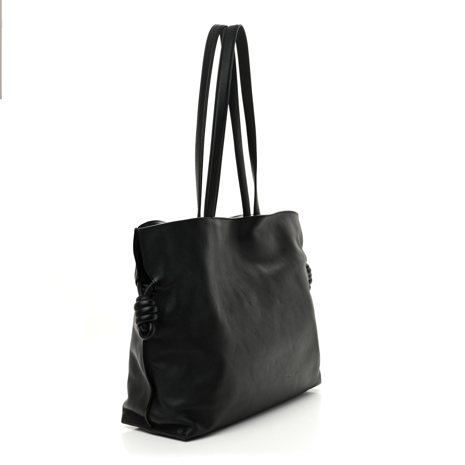 Loewe Calfskin Flamenco Knot XL Shoulder Bag Black 2 of 12