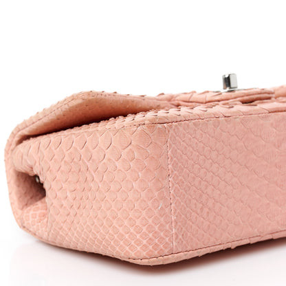 Chanel Snakeskin Mini Rectangular Flap Pink 10 of 11