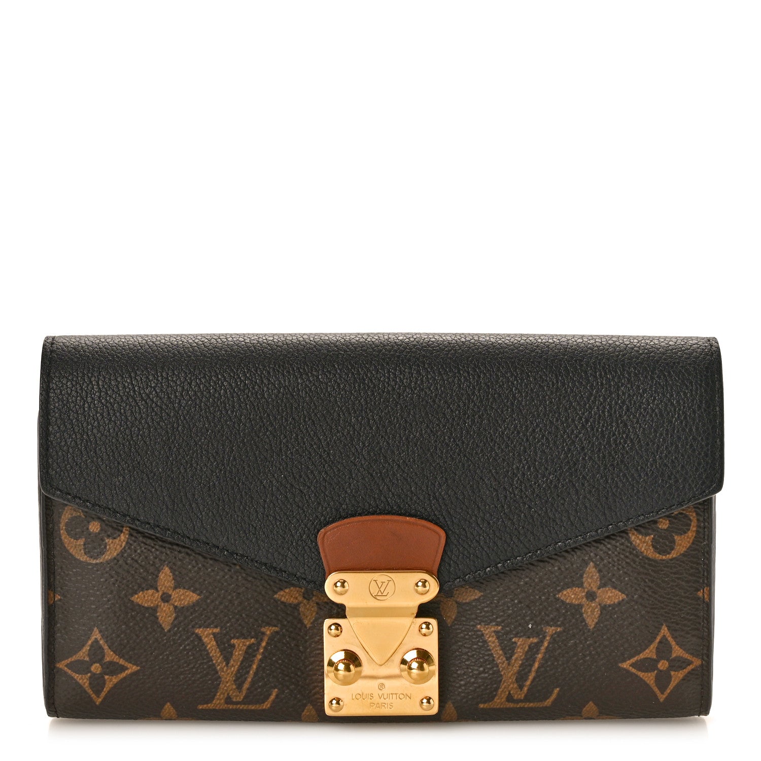 Louis Vuitton Monogram Pallas Wallet Black 1 of 7