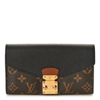 Louis Vuitton Monogram Pallas Wallet Black 1 of 7