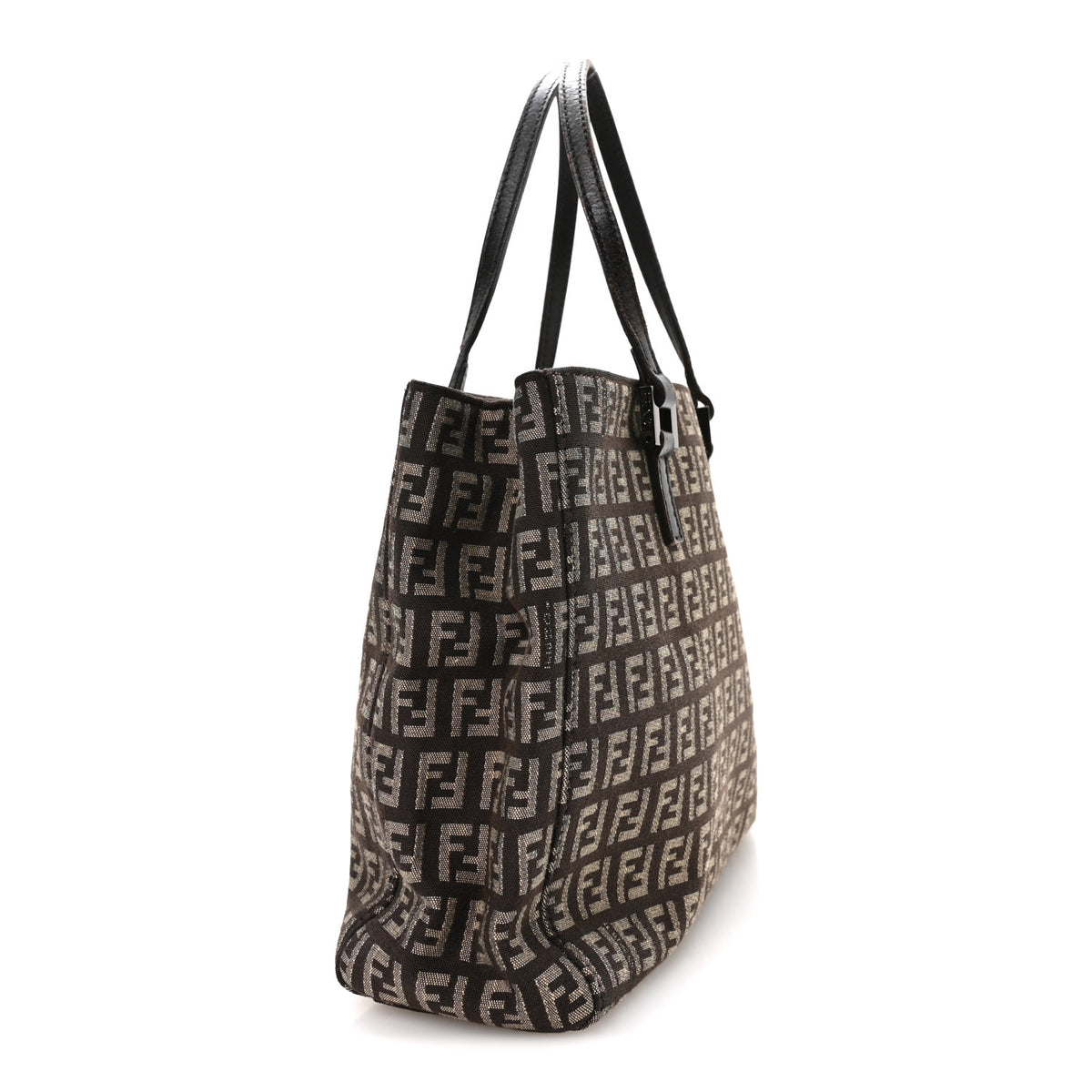 Fendi Zucchino Small Tote Brown 3 of 11
