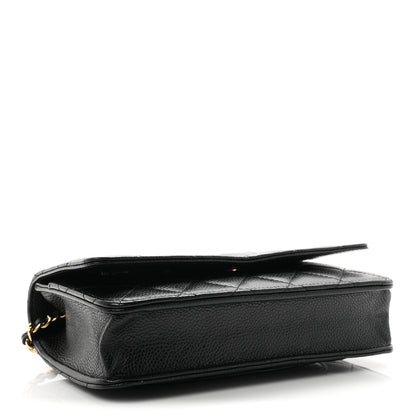 Chanel Caviar Quilted Wallet on Chain WOC Black 3 of 10