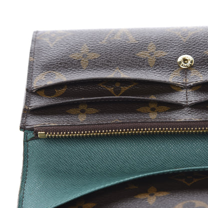 Louis Vuitton Monogram Emilie Wallet Vert 10 of 14