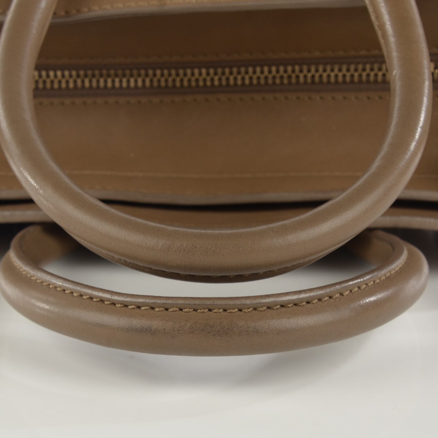 Smooth Calfskin Micro Luggage Camel