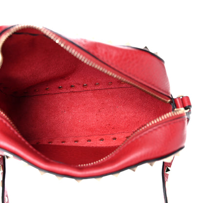 Valentino Garavani Grained Calfskin Rockstud Camera Crossbody Bag Rosso Valentino 5 of 14