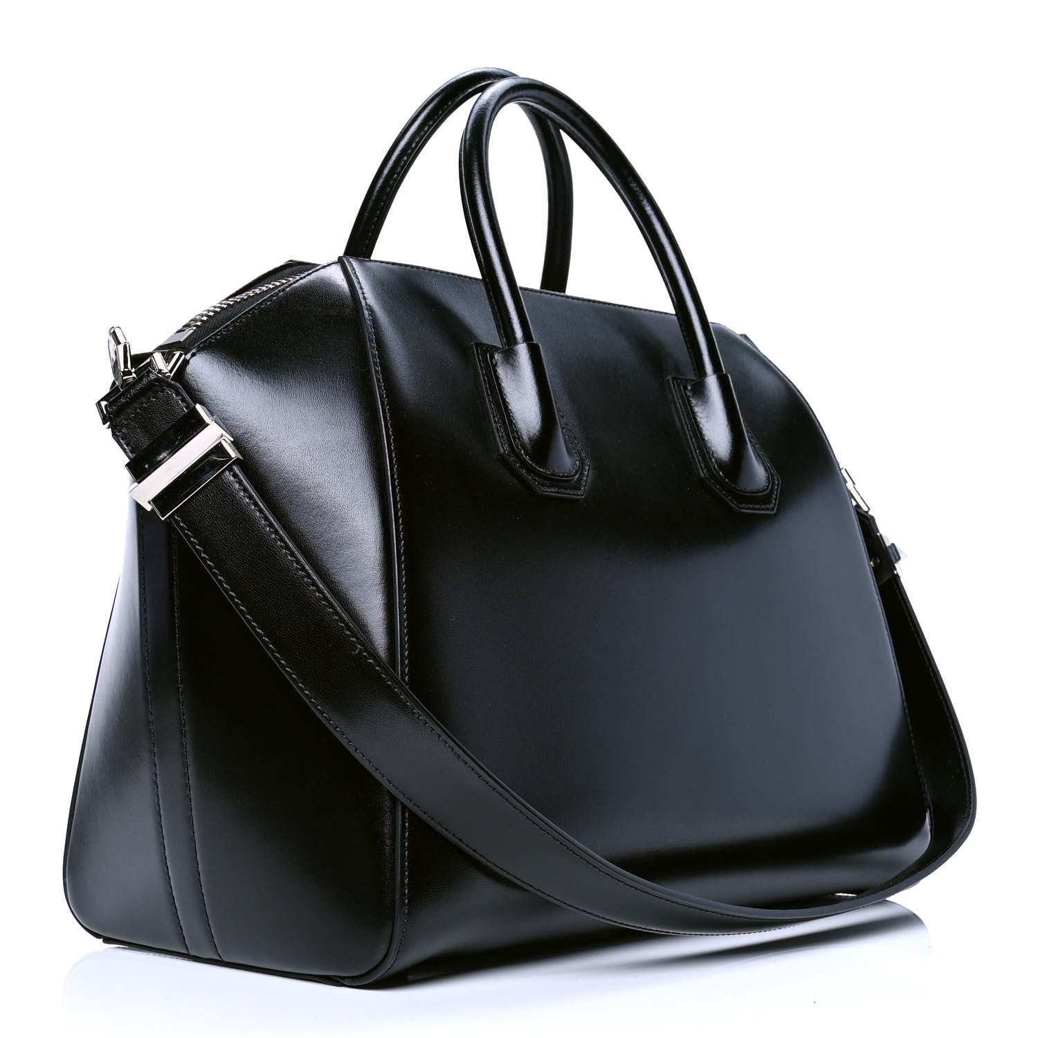 Givenchy Shiny Lord Calfskin Medium Antigona Black 2 of 5