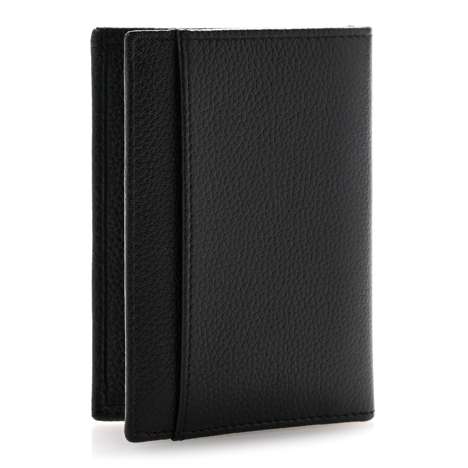 Chanel Grained Calfskin Brilliant Card Holder Black 3 of 7