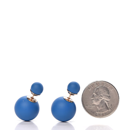Christian Dior Mise En Dior Tribal Earrings Blue 2 of 3