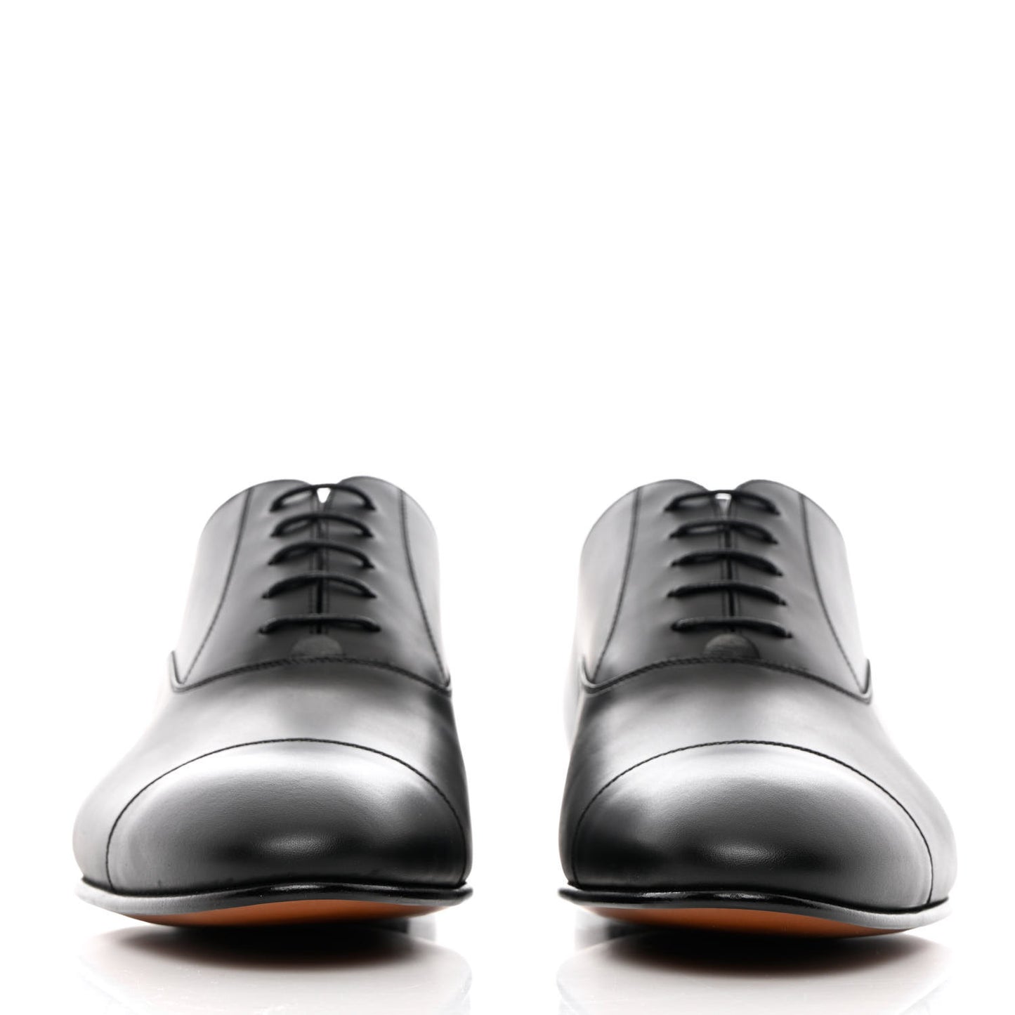 Smooth Calfskin Mens Loafers 44 Black