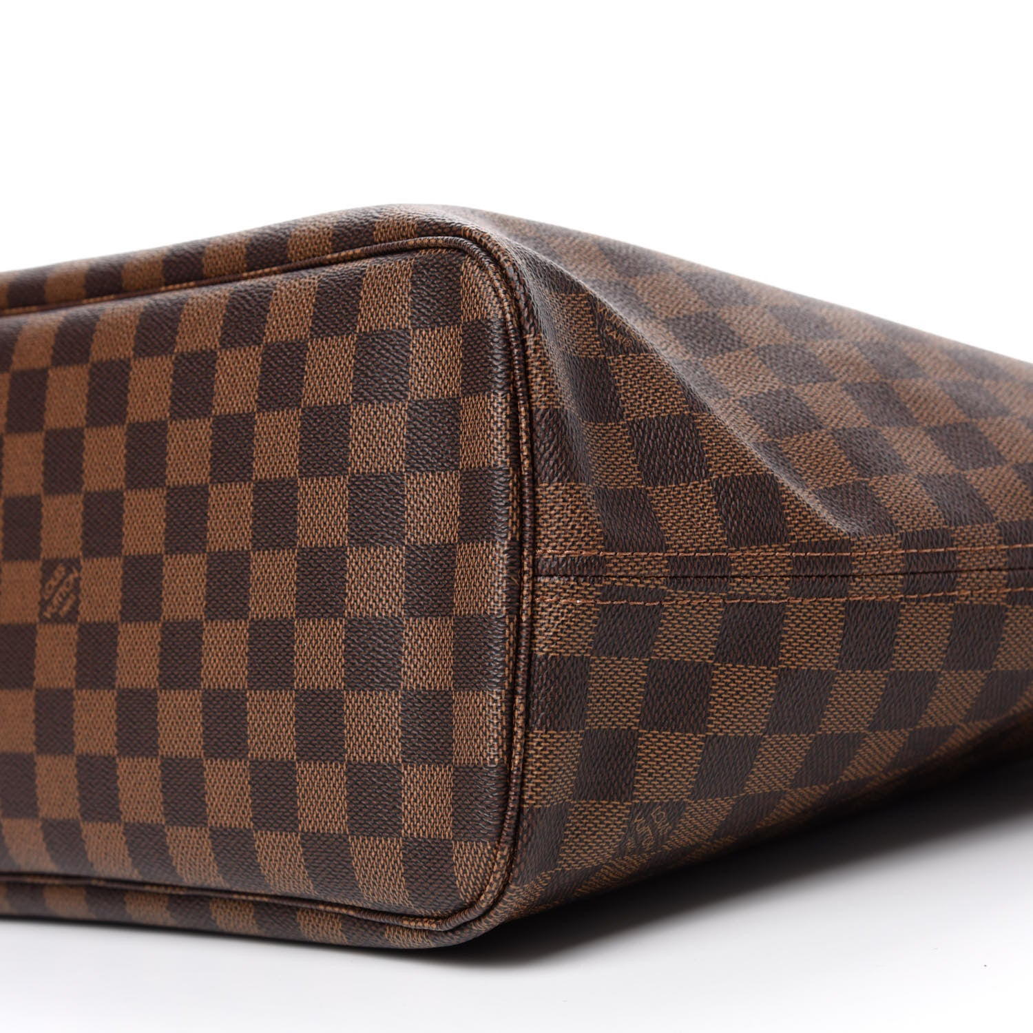Louis Vuitton Damier Ebene Neo Neverfull MM Rose Ballerine 7 of 11