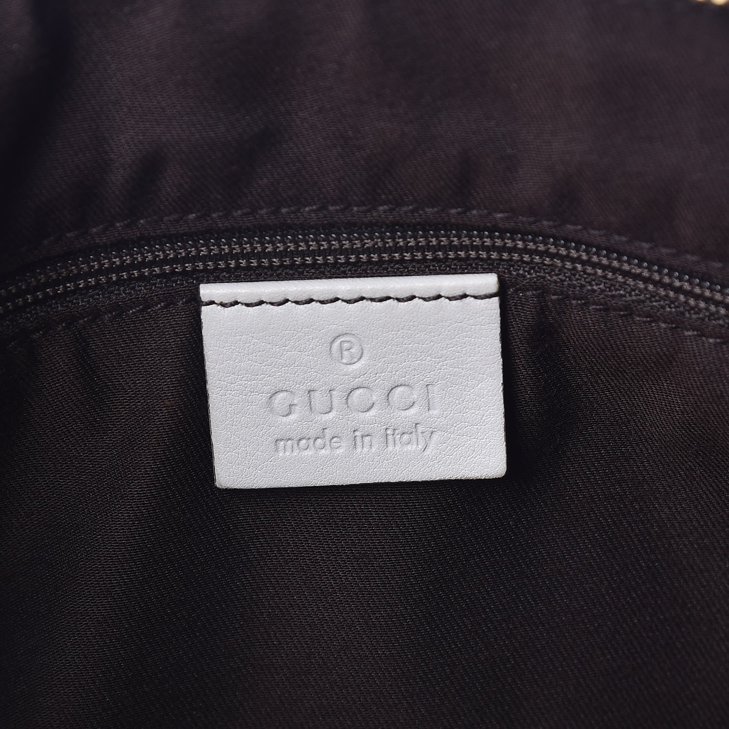 Gucci Monogram Large D Gold Hobo Off White 6 of 10