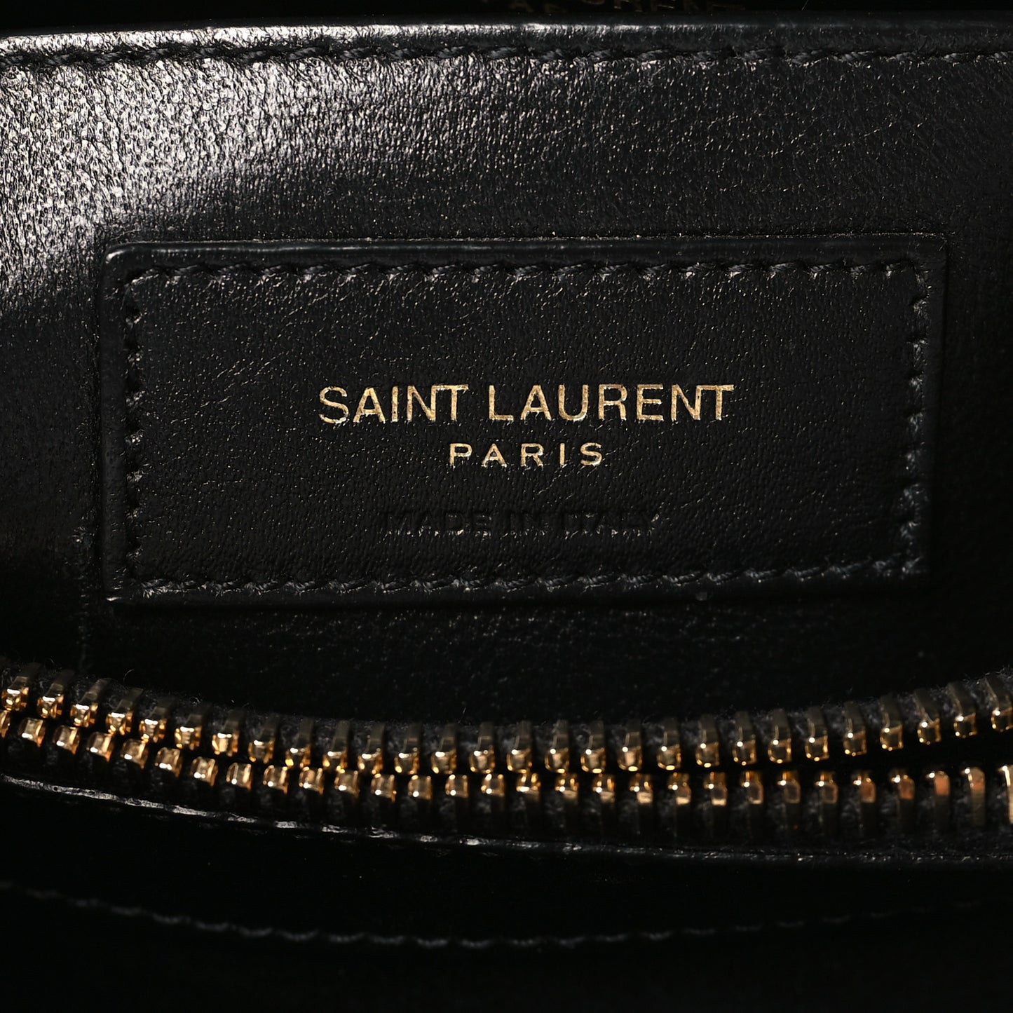 Calfskin Y Quilted Monogram Small Loulou Chain Satchel Black