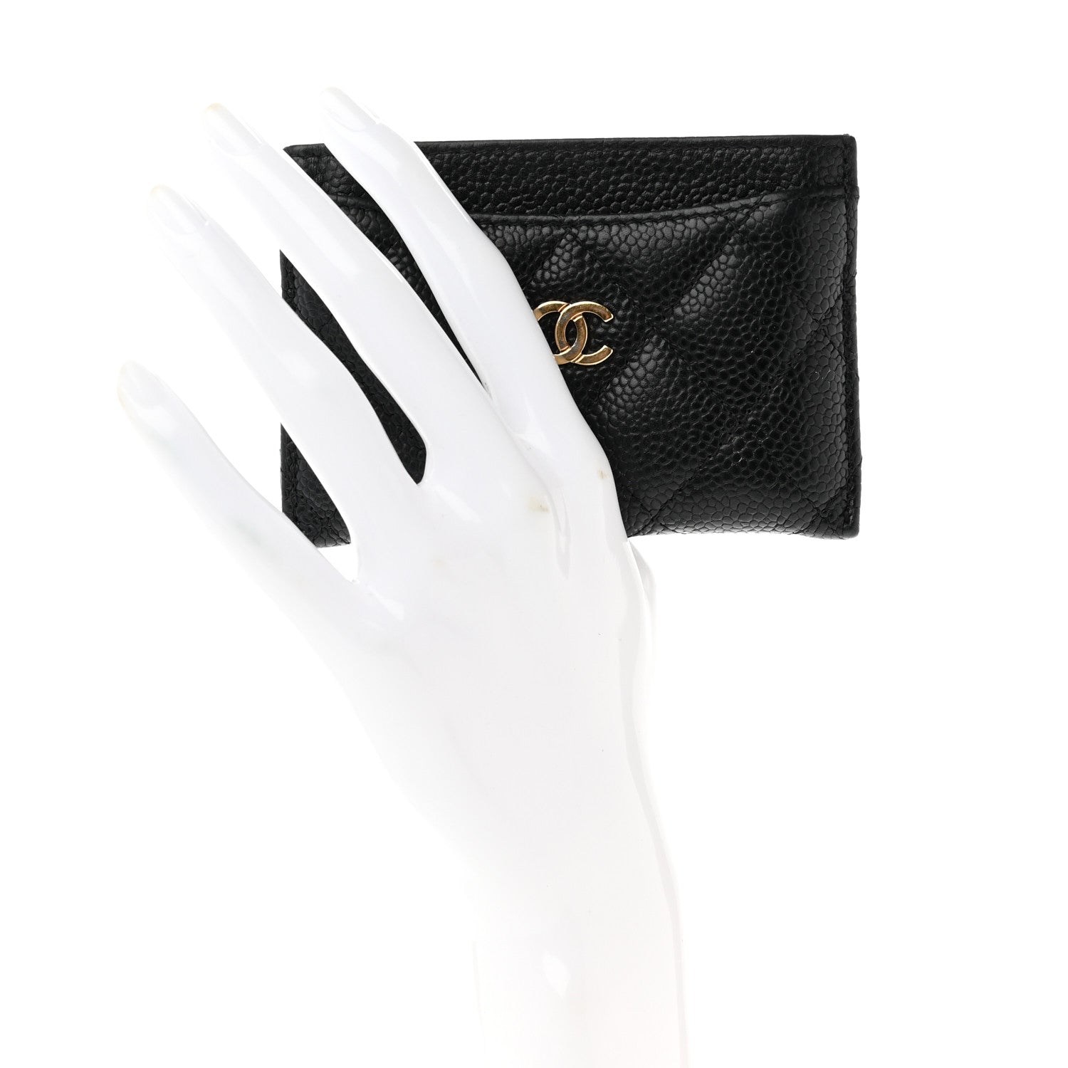 Chanel Caviar Quilted Card Holder Black 2 of 8