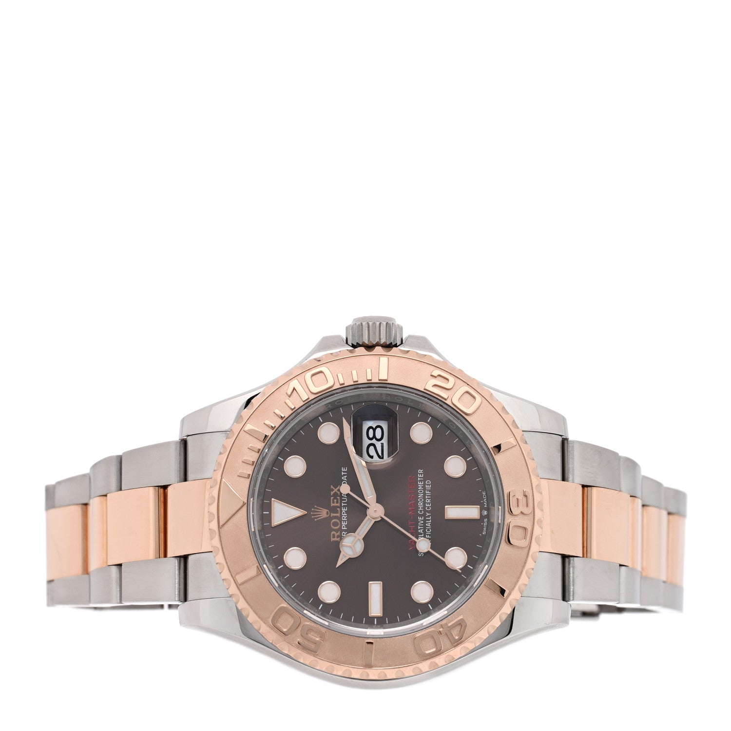 Rolex Stainless Steel 18K Everose Gold 40mm Yacht-Master Watch Chocolate 126621 2 of 5
