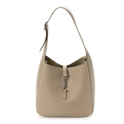 Saint Laurent Smooth Calfskin Small Le 5 A 7 Soft Hobo Sea Salt 1 of 8