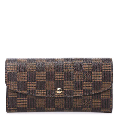 Louis Vuitton Damier Ebene Emilie Wallet 1 of 7