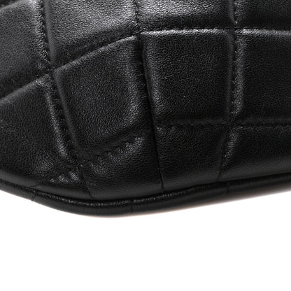 Chanel Lambskin Quilted Pearl Crush Belt Bag Black 10 of 11