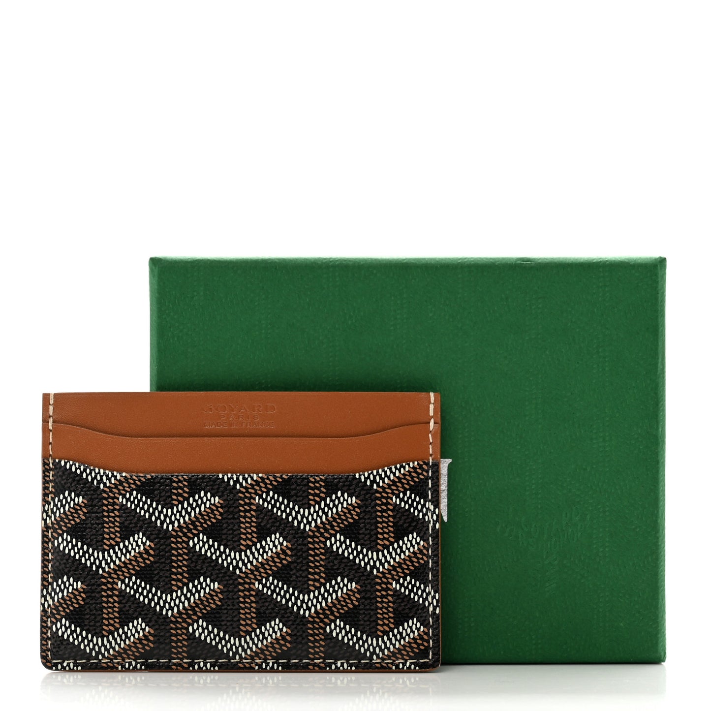 Goyardine Saint Sulpice Card Holder Black Gold