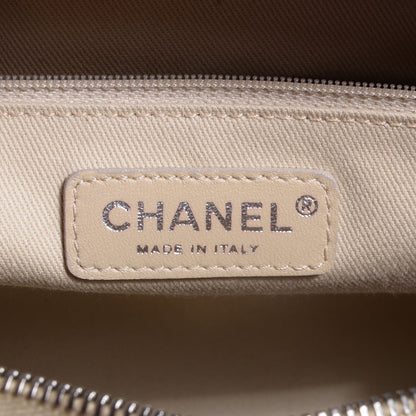 Chanel Calfskin Surpique Handbag Beige 6 of 7