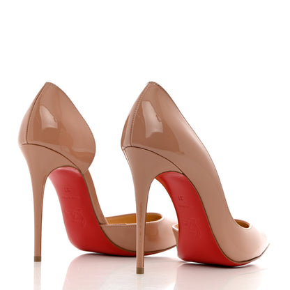 Christian Louboutin Patent Iriza 100 Pumps 37 Nude 4 of 9