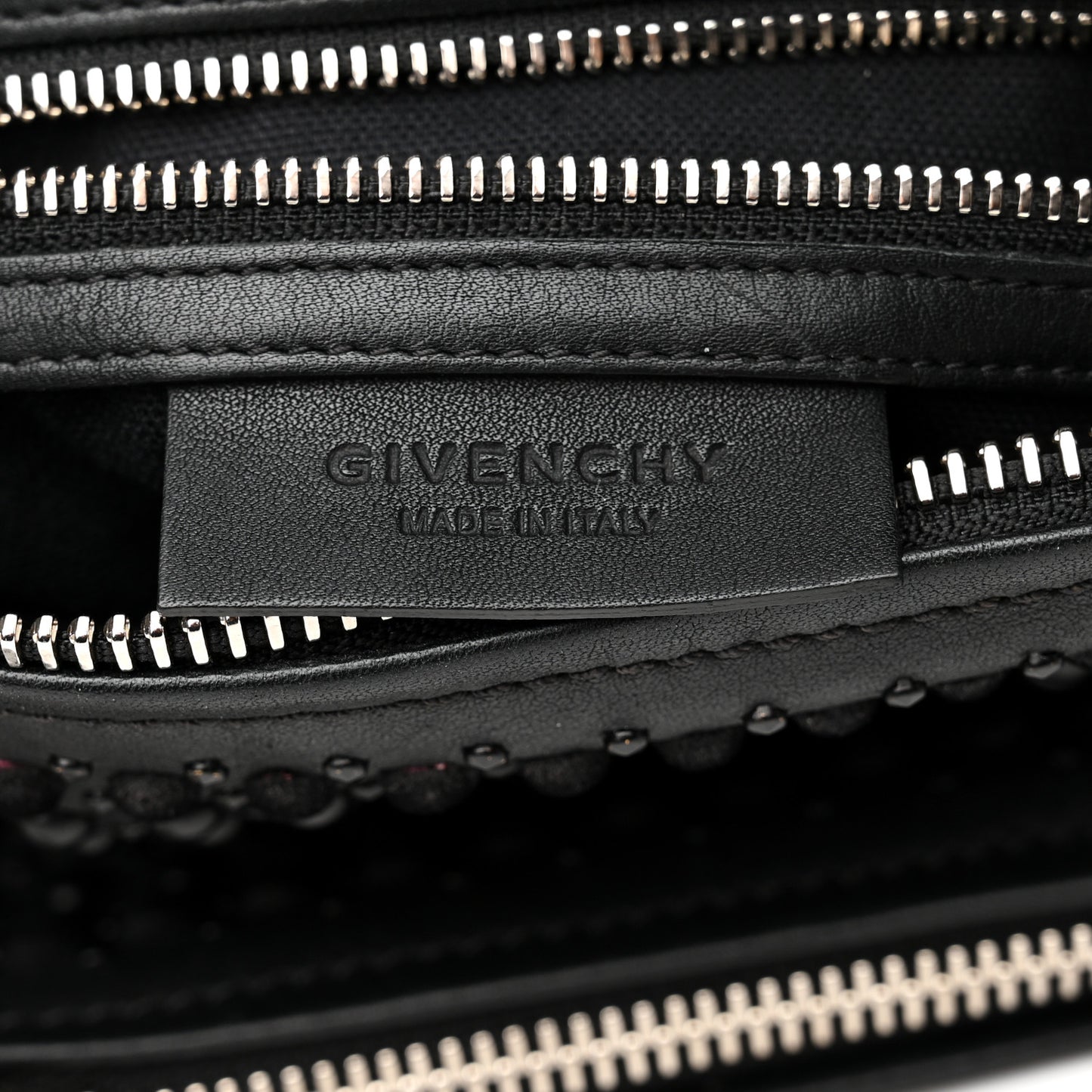 Calfskin Embellished Small Pandora Black