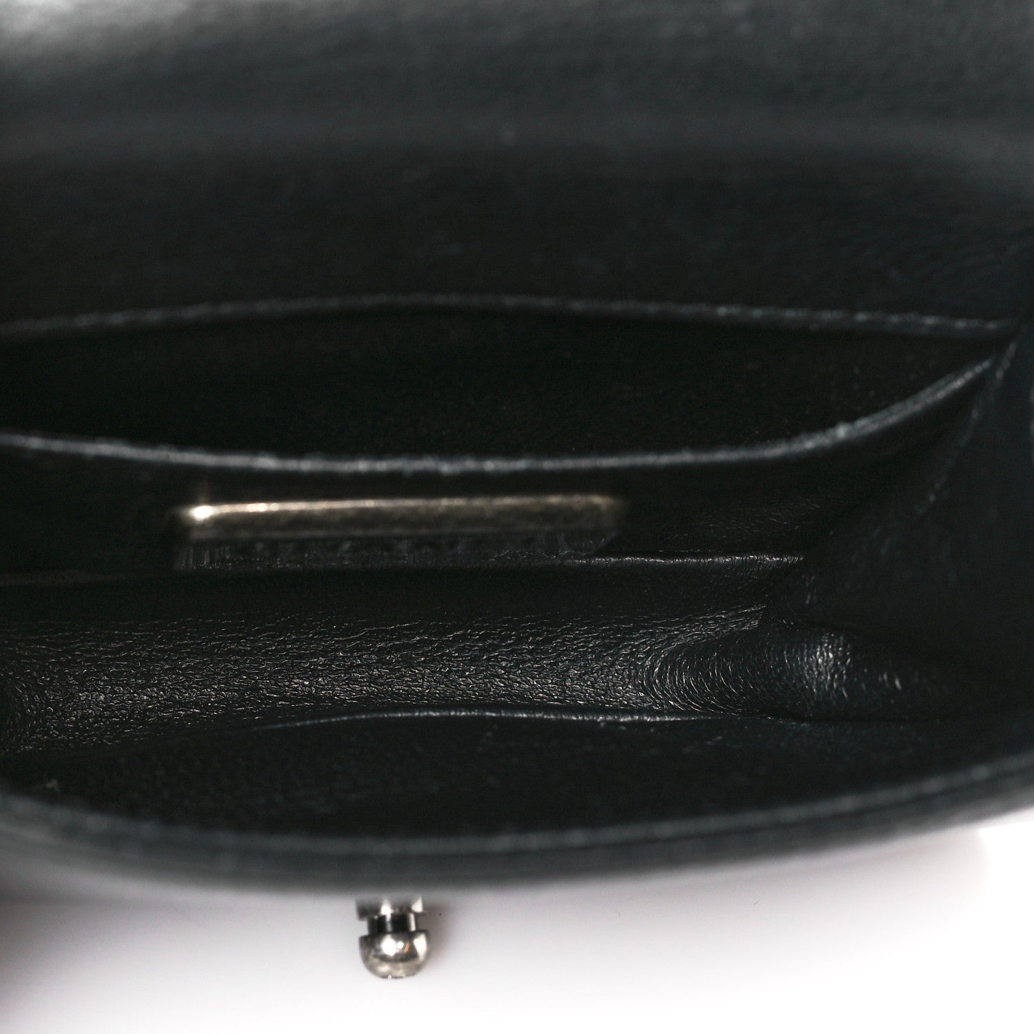 Chanel Galuchat Stingray Mini Boy Flap Black Silver 5 of 11