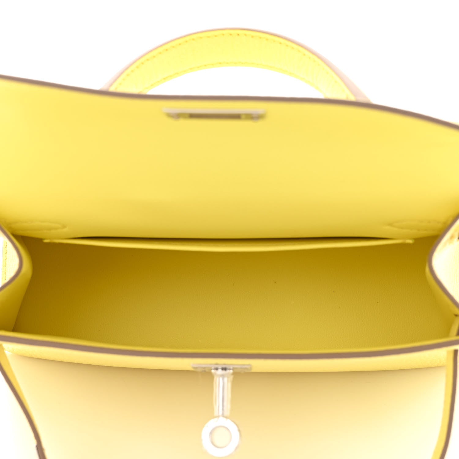 Hermes Chevre Mysore Mini Kelly Sellier 20 Limoncello 1338394