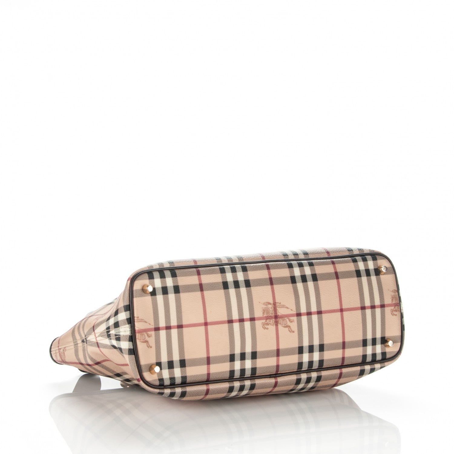 Burberry Haymarket Check Medium Regent Tote Chocolate 4 of 8