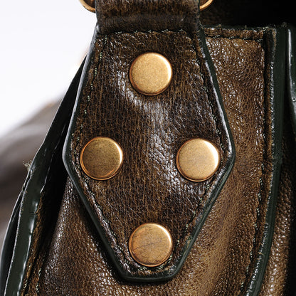 Proenza Schouler Lambskin PS1 Medium Satchel Military 13 of 17