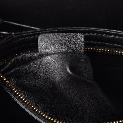 Celine Shiny Calfskin Medium Triomphe Black 8 of 12