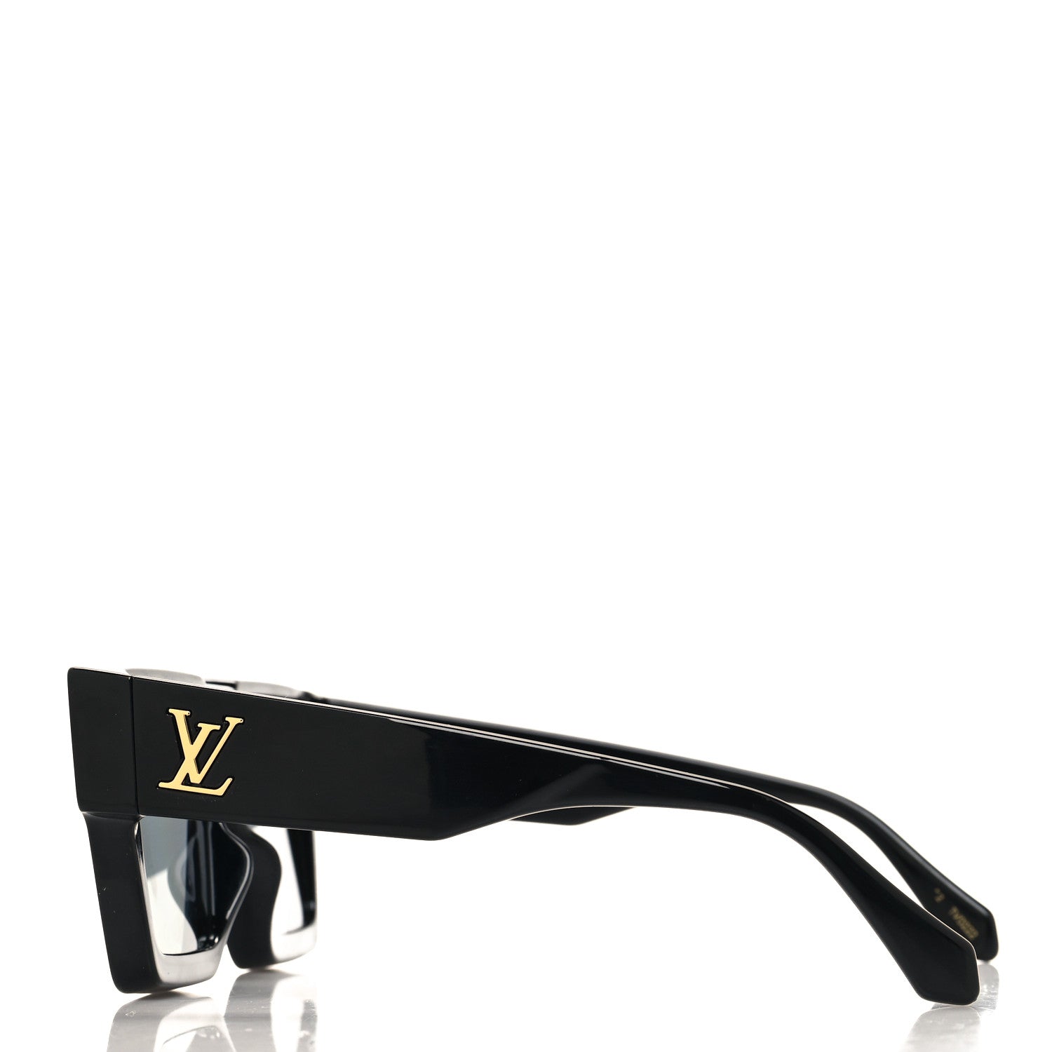 Louis Vuitton Acetate Swarovski Crystal Cyclone Sunglasses Z1578W Black 3 of 8
