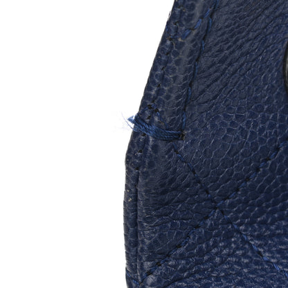 Chanel Grained Calfskin Stitched CC Pocket Tote Navy Blue 13 of 13